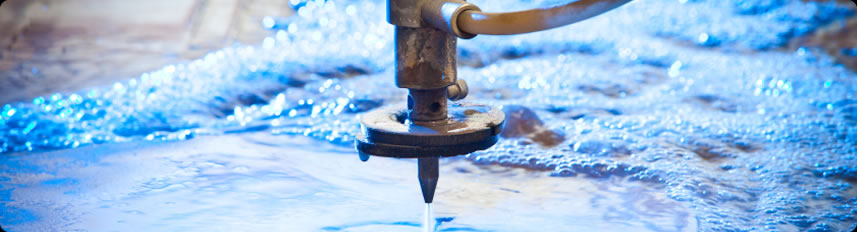 Water Jet Image showing water Jet Cutting