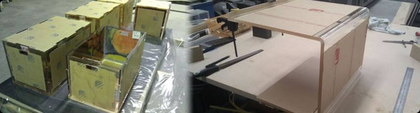 Plastic Fabrication Image showing plastic fabricated components