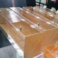 Lockable Perspex Containers